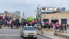  فيديو: مسيرة في يافا للمطالبة بعودة الحياة الى طبيعتها ورفع الاغلاق